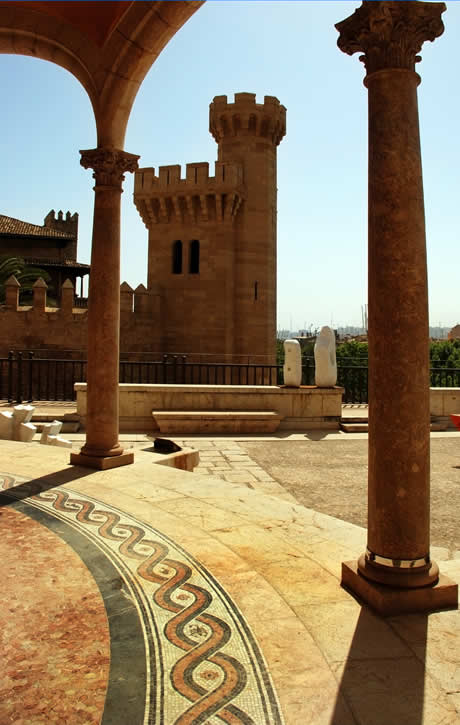 Almudaina palast von mallorca foto