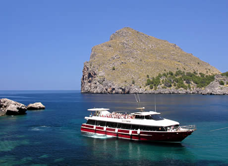 Ausflug boot auf mallorca foto