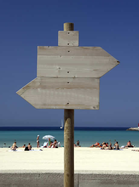 El arenal strand auf mallorca foto