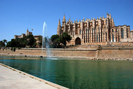 Kathedrale la seu in palma de mallorca foto