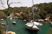 Boote In Der Bucht Von Cala Figuera Mallorca