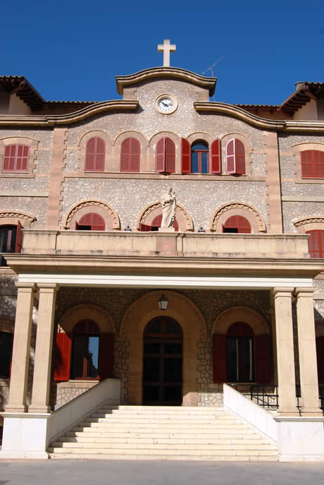 Catalan monastery in palma de mallorca photo