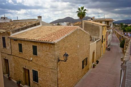 Old city of majorca photo