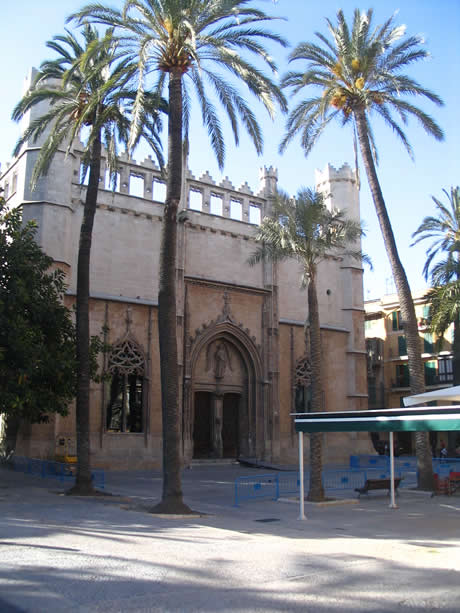 Old palace in palma de mallorca photo