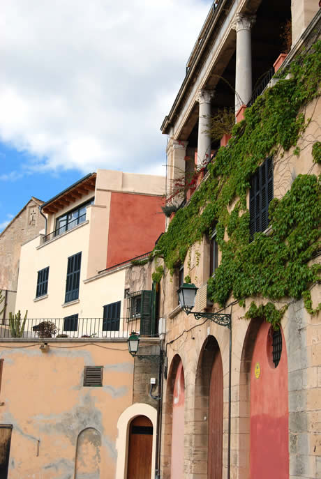 Spanish architecture in majorca photo