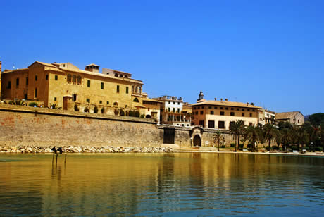 Edifici a palma di maiorca foto